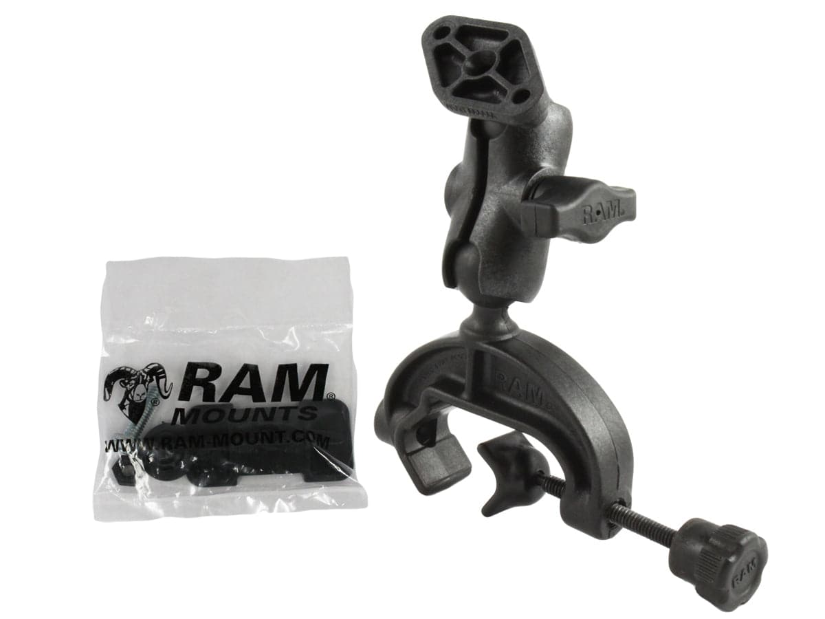 RAM® Composite Yoke Clamp Mount with Diamond Plate - RAP-B-121-A-238U - OC Mounts