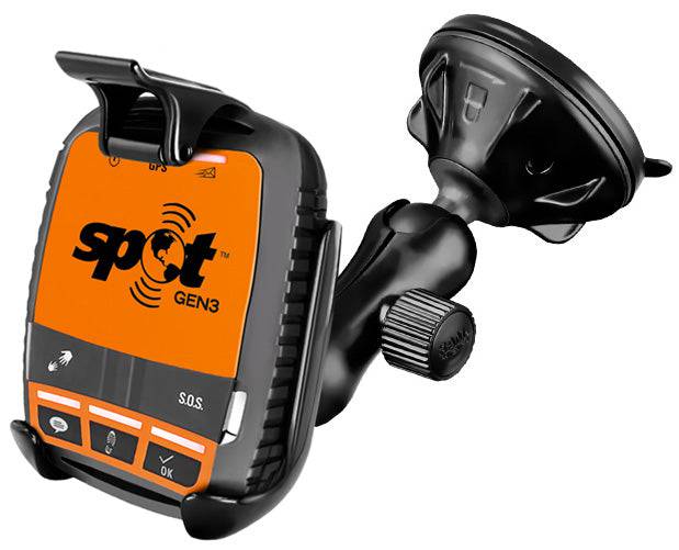 RAM® Twist-Lock™ Low Profile Suction Mount for SPOT Gen3™ - RAP-B-166-2-SPO4U - OC Mounts
