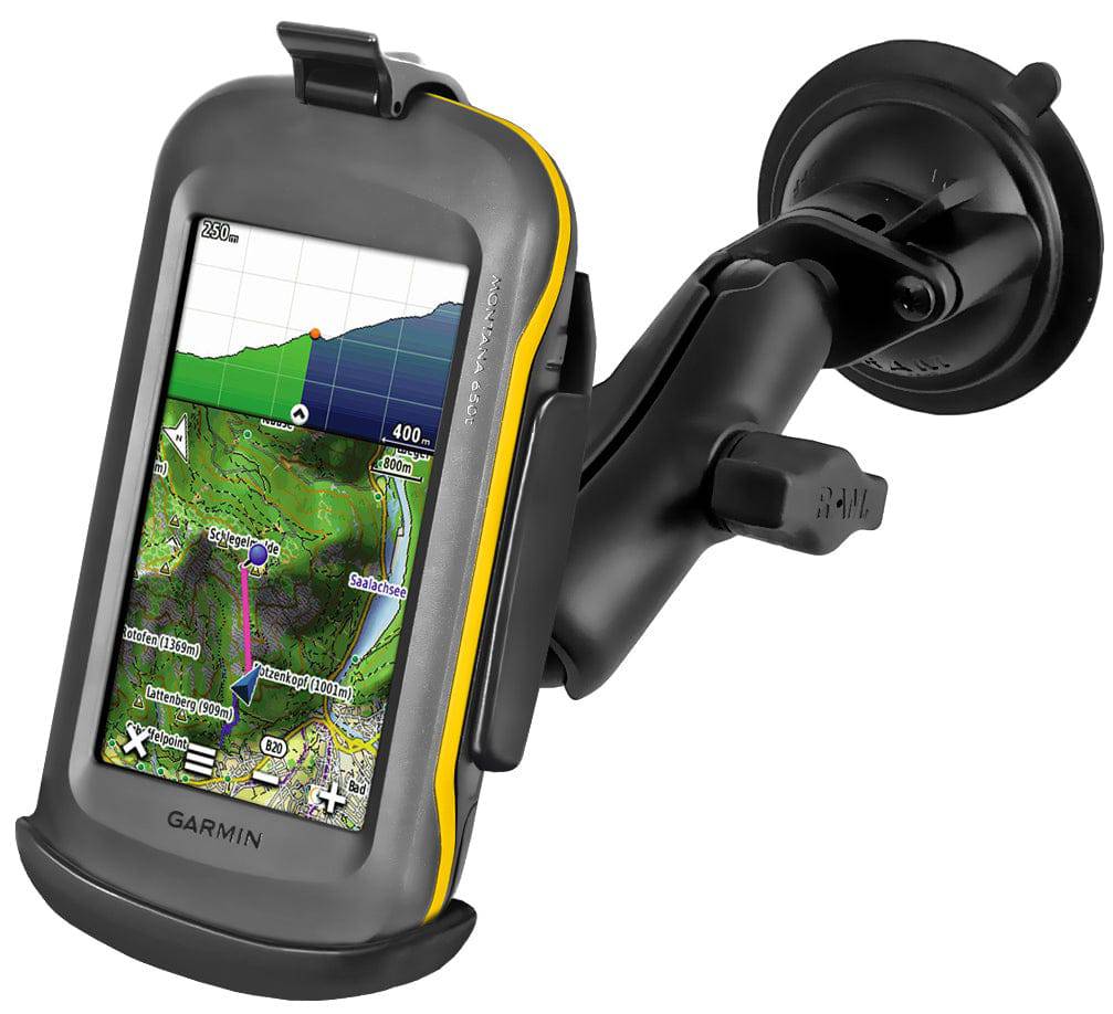 RAM® Twist-Lock™ Composite Suction Mount for Garmin Montana 600 + More - RAP-B-166-GA46 - OC Mounts