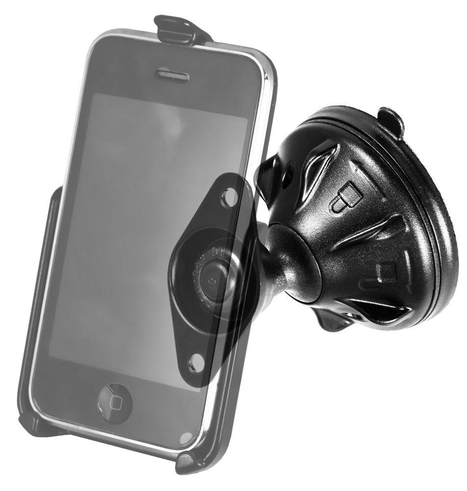 RAM® Mighty-Buddy™ Suction Cup Mount with Diamond Plate - RAP-SB-193U - OC Mounts