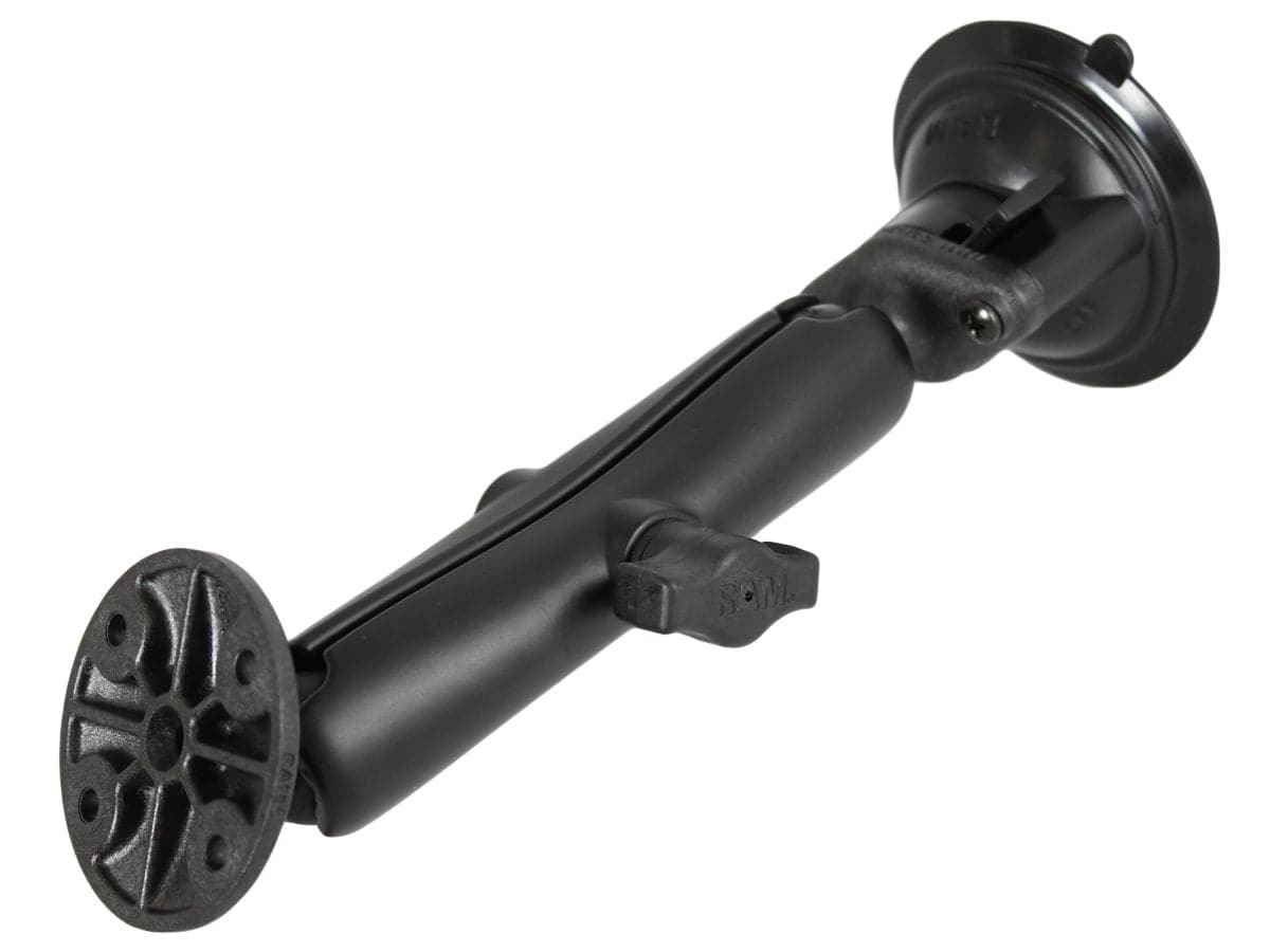 RAM® Twist-Lock™ Composite Suction Mount with Round Plate Adapter - RAP-B-166-C-202U - OC Mounts