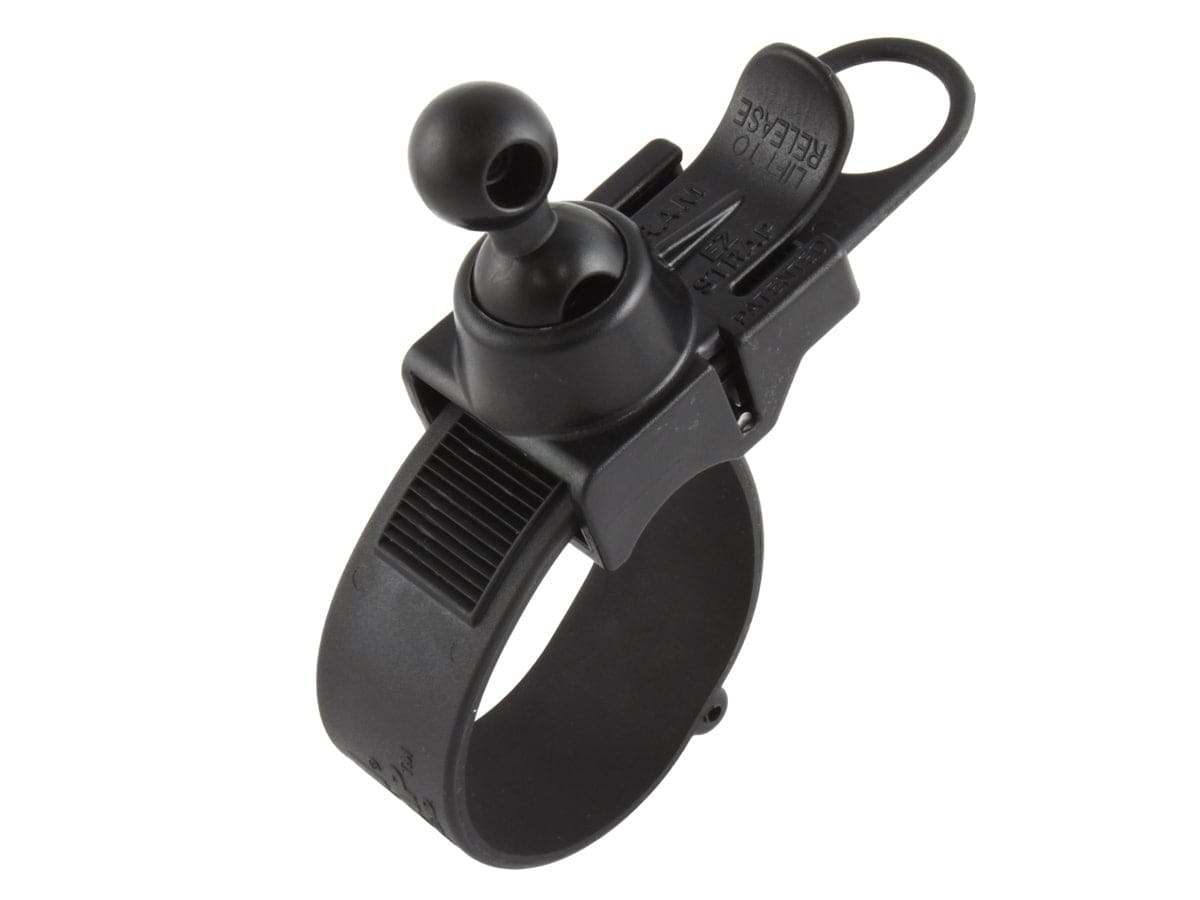 RAM® EZ-Strap™ Rail Mount with Short RAM® to Garmin Double Ball Adapter - RAP-SB-187GU - OC Mounts