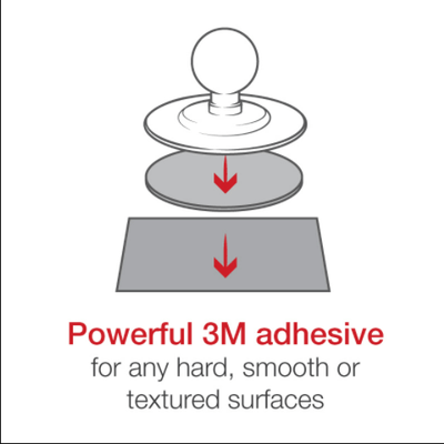 RAM® Tab-Tite™ Mount with Flex Adhesive Base for Large Tablets - RAP-B-378-TAB-LG - OC Mounts