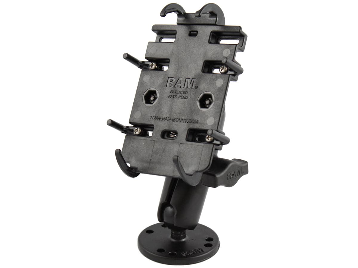 RAM® Quick-Grip™ Spring-Loaded Phone Mount with Drill-Down Base - RAM-B-138-PD3 - OC Mounts