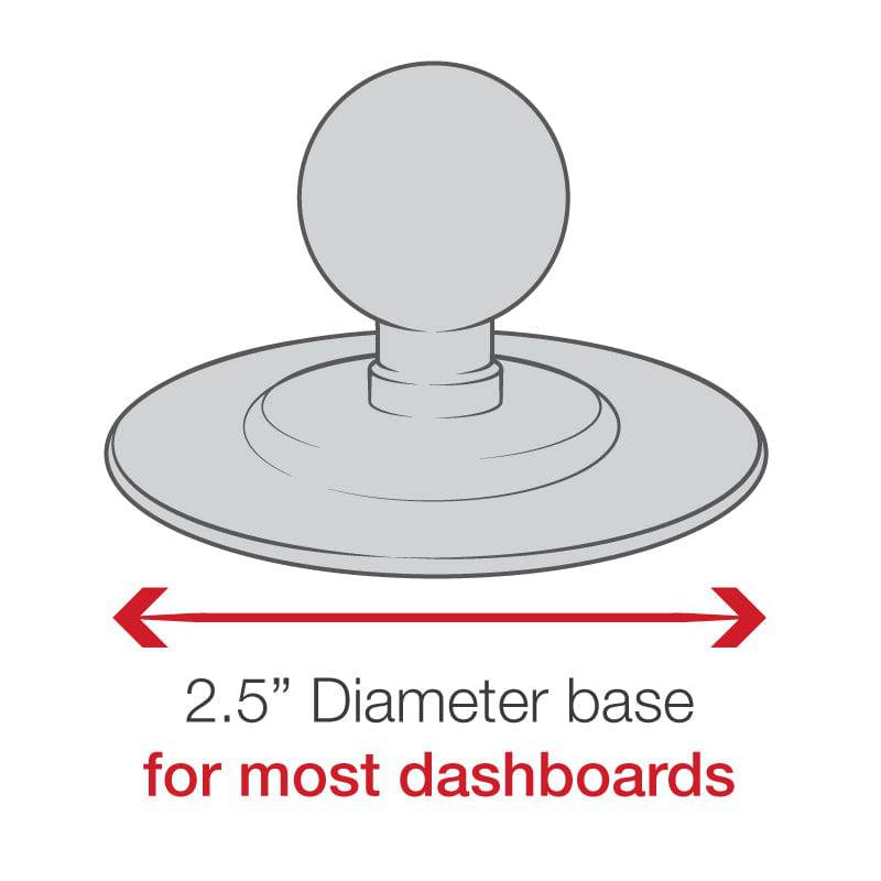 RAM® EZ-Roll'r™ with Flex Adhesive Mount for Garmin GPSMAP + More - RAP-B-378-GA40 - OC Mounts