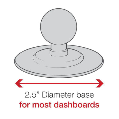 RAM® EZ-Roll'r™ with Flex Adhesive Mount for Garmin GPSMAP + More - RAP-B-378-GA40 - OC Mounts