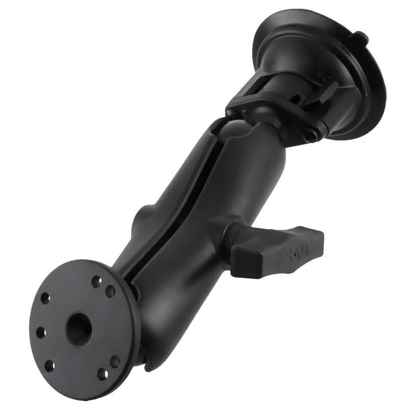 RAM® Twist-Lock™ Suction Cup Mount with Round Plate Adapter - RAM-166-202U - OC Mounts