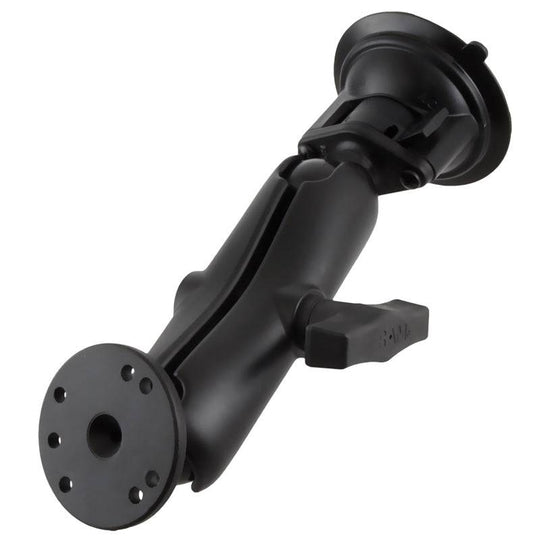 RAM® Twist-Lock™ Suction Cup Mount with Round Plate Adapter - RAM-166-202U