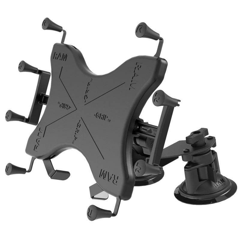 RAM® X-Grip® with RAM® Twist-Lock™ Pivot Suction for 9"-10" Tablets - RAM-B-189-PIV1-UN9-KRU - OC Mounts
