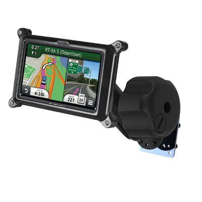 RAM® Locking Drill-Down Mount for Garmin nuvi 200 Wide Series + More - RAM-B-138-GA25L-ENT1U - OC Mounts