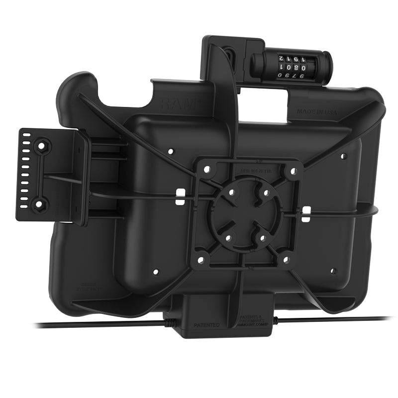 GDS® Combo Locking Power + Data Dock for Zebra ET5x 10.1" Series - RAM-HOL-ZE11PDCLU - OC Mounts