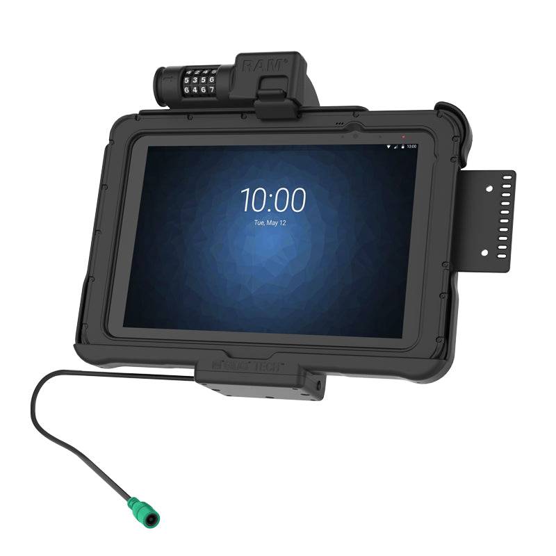 GDS® Combo Locking Powered Dock for Zebra ET5x 10.1" Series - RAM-HOL-ZE11PCLU - OC Mounts
