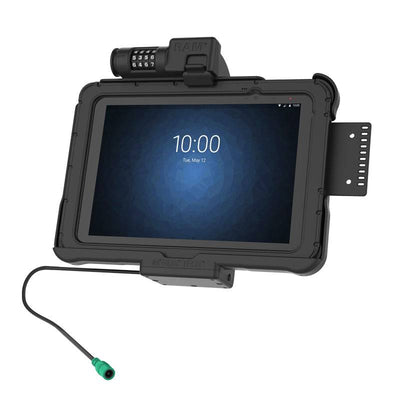GDS® Combo Locking Powered Dock for Zebra ET5x 10.1" Series - RAM-HOL-ZE11PCLU - OC Mounts