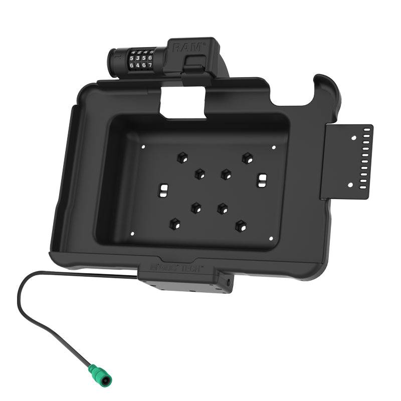 GDS® Combo Locking Powered Dock for Zebra ET5x 10.1" Series - RAM-HOL-ZE11PCLU - OC Mounts