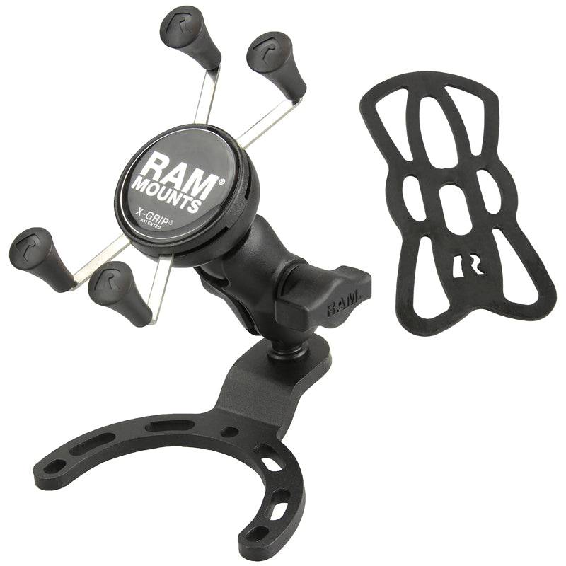 RAM® X-Grip® Phone Mount with Small Gas Tank Base - RAM-B-410-A-UN7BU - OC Mounts