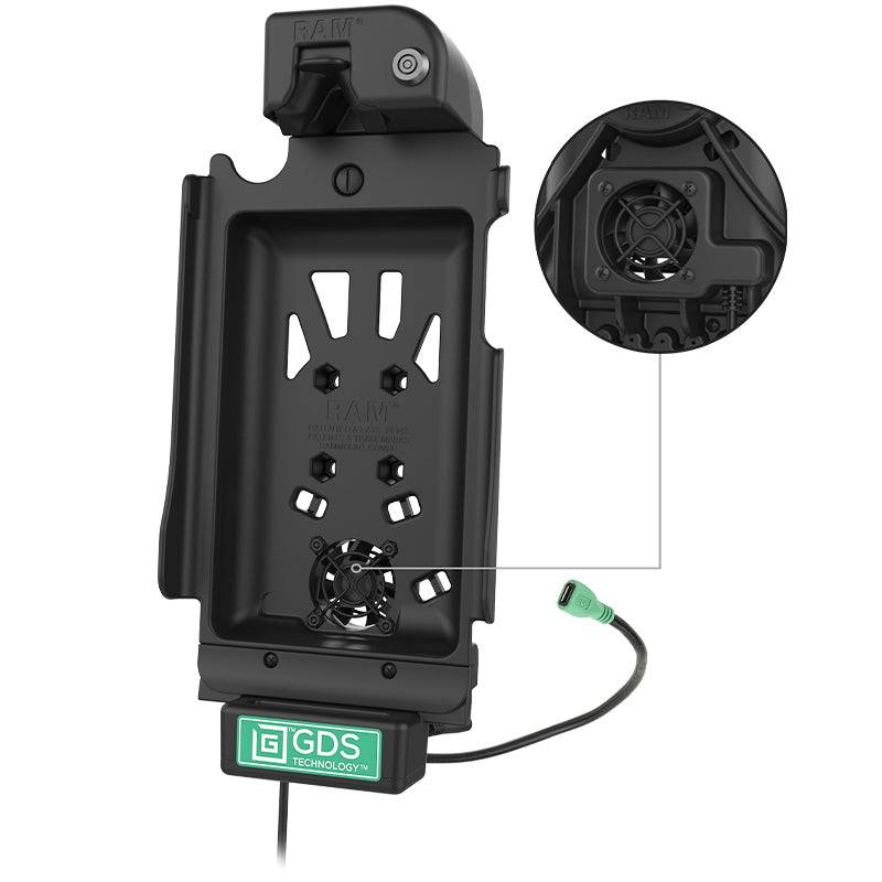 Locking GDS® Cool-Dock™ for Samsung Tab A 8.0 (2019) SM-T290 & T-295 - RAM-GDS-DOCKLF-SAM55U - OC Mounts
