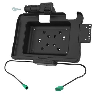 GDS® Key Locking Power + Data Dock for Zebra ET5x 10.1" Series - RAM-HOL-ZE11PDKLU - OC Mounts