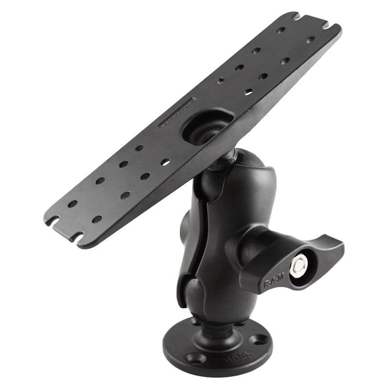 RAM® Large Marine Electronics Mount with Jam Nut - RAM-D-111U-C-MI1 - OC Mounts