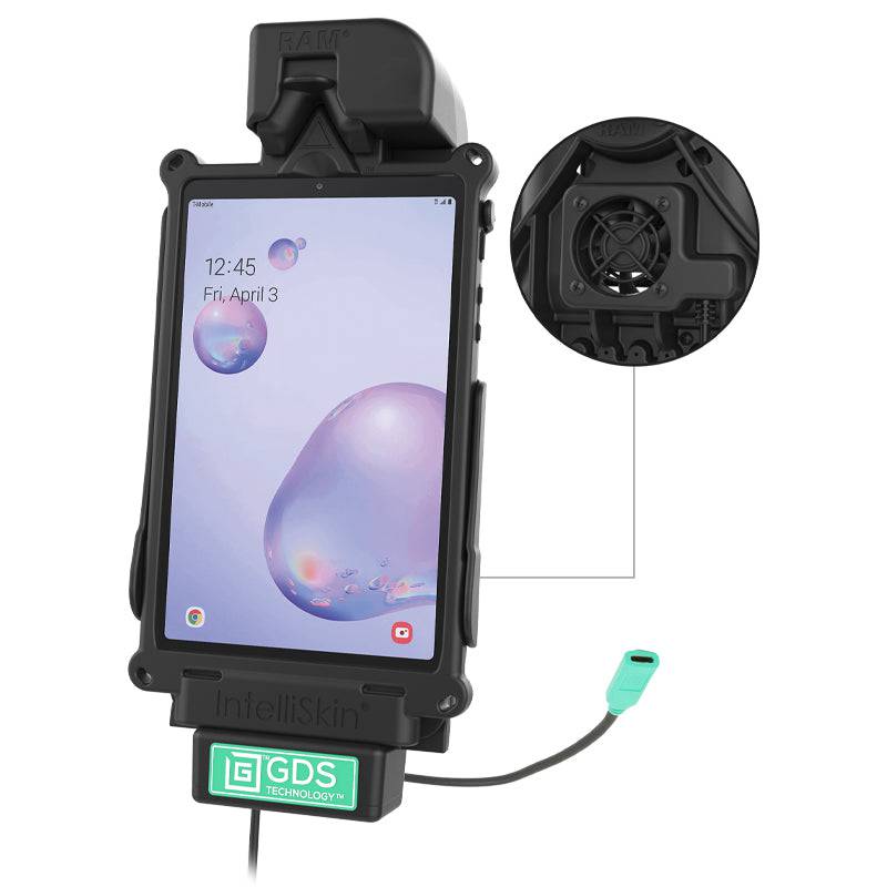 GDS® Cool-Dock™ + Data Sync for Samsung Tab A 8.4 SM-T307 - RAM-GDS-DOCKF-SAM67CU - OC Mounts