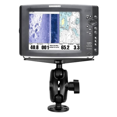 RAM® Large Marine Electronics Mount with Jam Nut - RAM-D-111U-C-MI1 - OC Mounts