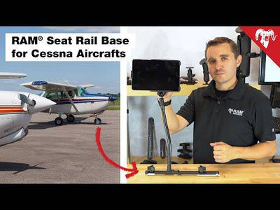 RAM® Cessna Seat Rail Base - RAM-B-131B - OC Mounts