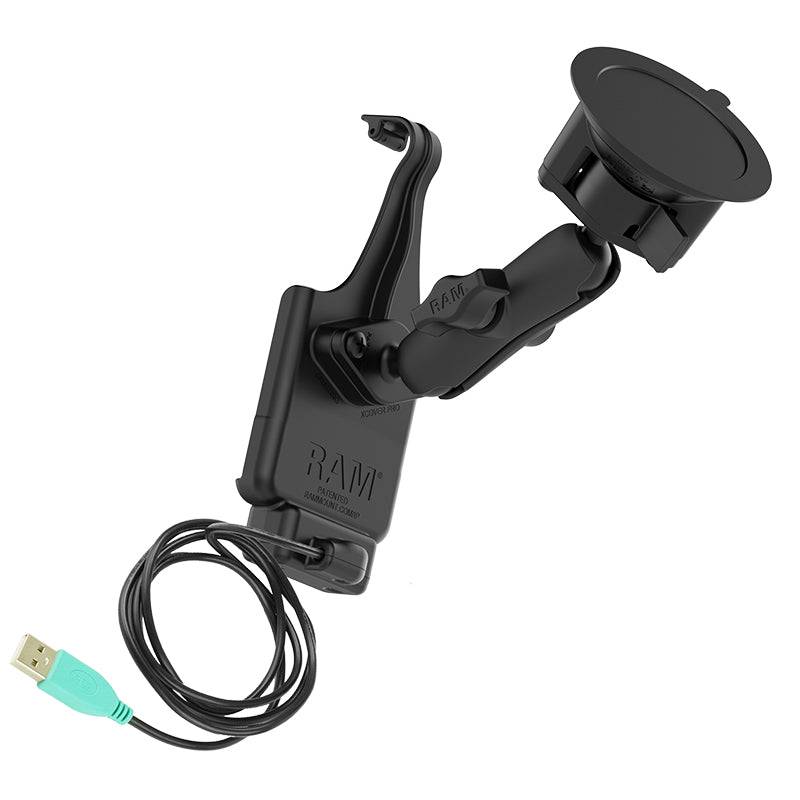RAM® EZ-Roll'r™ Powered Suction Cup Mount for Samsung XCover Pro - RAM-B-166-SAM9PU - OC Mounts