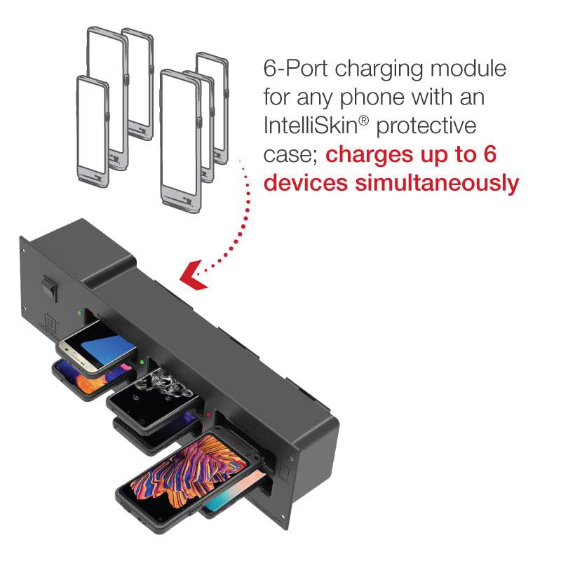 GDS® 6-Port Charging Module for IntelliSkin® Phones in Cabinets - RAM-GDS-DOCK-6G10PU - OC Mounts