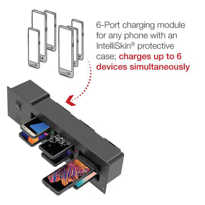 GDS® 6-Port Charging Module for IntelliSkin® Phones in Cabinets - RAM-GDS-DOCK-6G10PU - OC Mounts