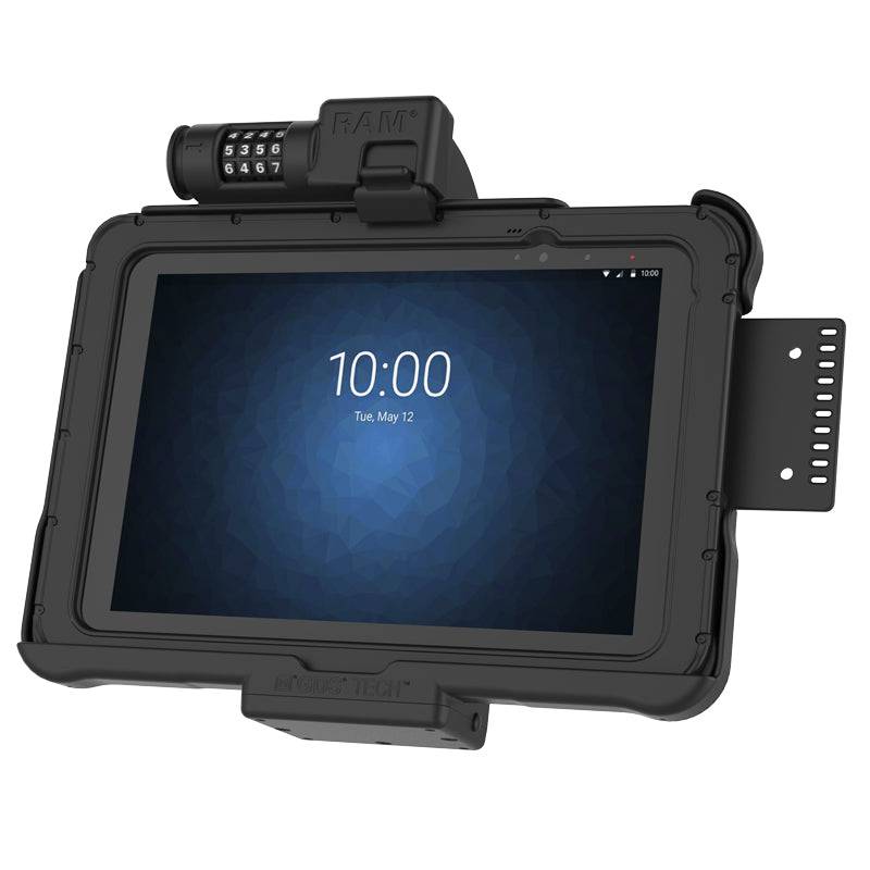 GDS® Combo Locking Form-Fit Holder for Zebra ET5x 10.1" Series - RAM-HOL-ZE11CLU - OC Mounts