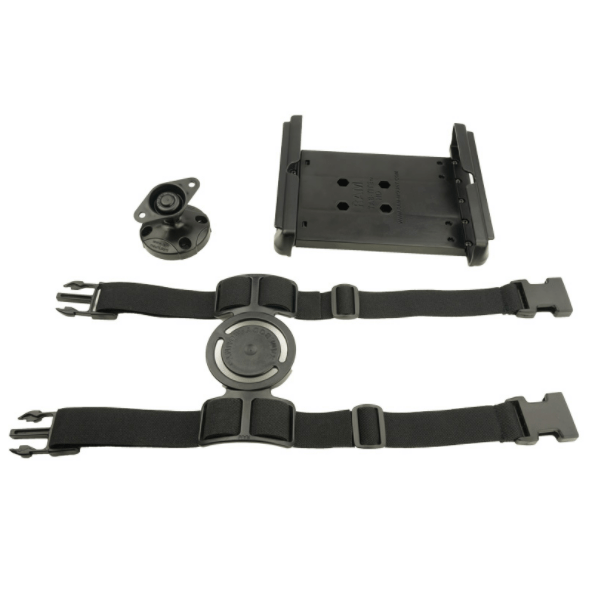 RAM® Tab-Tite™ with Kneeboard Mount for iPad mini with Heavy Duty Cases - RAM-BM-L1-SB1-TAB12U - OC Mounts