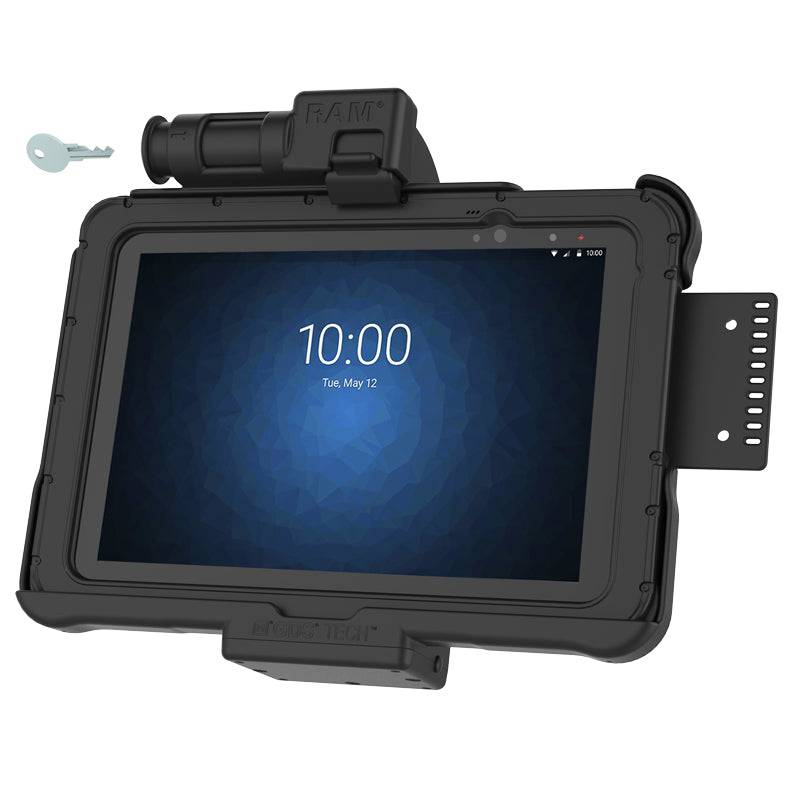 GDS® Key Locking Form-Fit Holder for Zebra ET5x 10.1" Series - RAM-HOL-ZE11KLU - OC Mounts