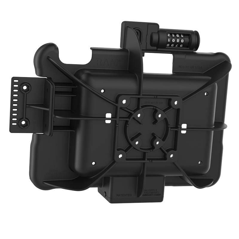 GDS® Combo Locking Form-Fit Holder for Zebra ET5x 10.1" Series - RAM-HOL-ZE11CLU - OC Mounts