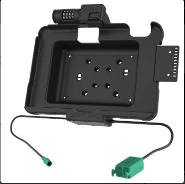 GDS® Combo Locking Power + Dual USB Dock for Zebra ET5x 10.1" Series - RAM-HOL-ZE11PD2CLU - OC Mounts