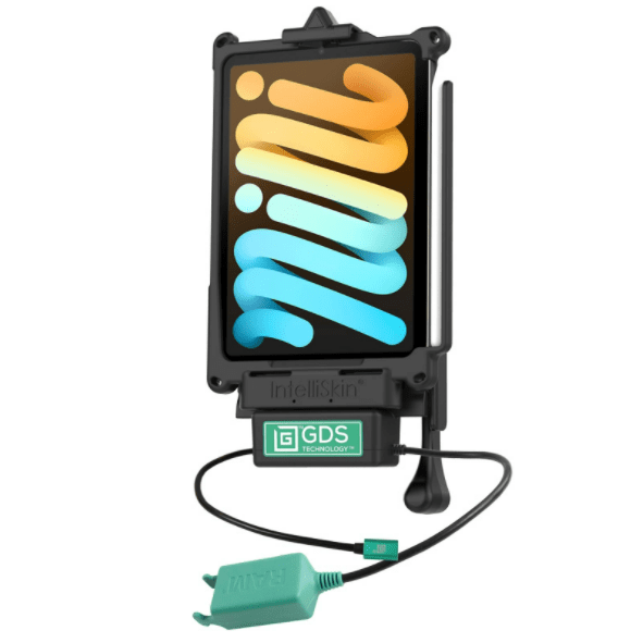 GDS® Vehicle Dock + Dual USB for iPad mini6 with IntelliSkin® Next Gen - RAM-GDS-DOCKL-V10-OMT3CD2U - OC Mounts