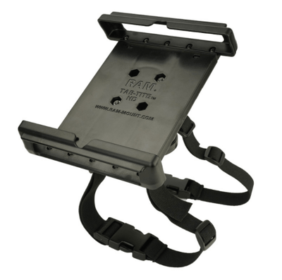 RAM® Tab-Tite™ with Kneeboard Mount for iPad mini with Heavy Duty Cases - RAM-BM-L1-SB1-TAB12U - OC Mounts