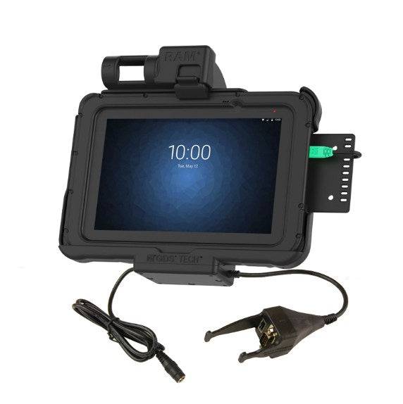 GDS® Power + Data & DB9 Dock for Zebra ET5x 8.3" & 8.4" Series - RAM-HOL-ZE10PD-DB9U - OC Mounts