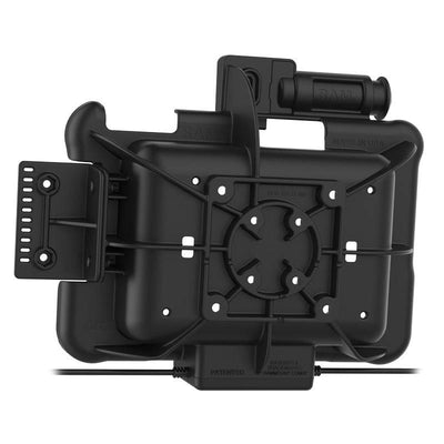 GDS® Key Locking Power + Data & DB9 Dock for Zebra ET5x 8.3" & 8.4" - RAM-HOL-ZE10PDKL-DB9U - OC Mounts
