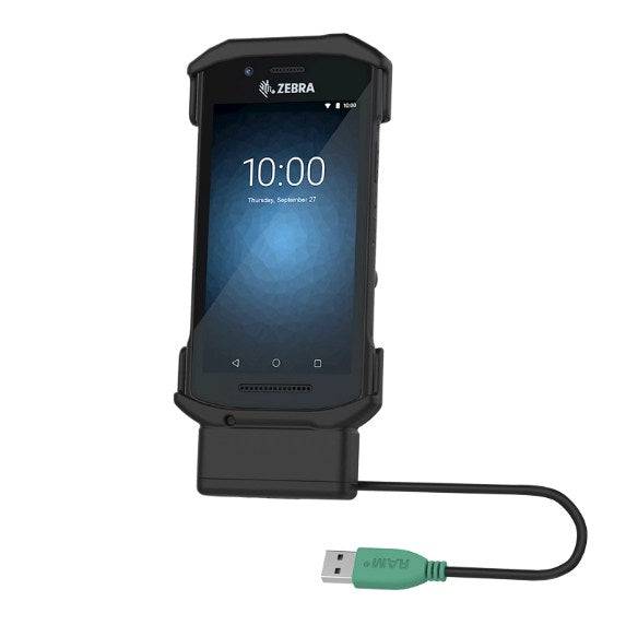 RAM® Form-Fit Powered Dock for Zebra TC21 & TC26 - RAM-HOL-ZE14U - OC Mounts