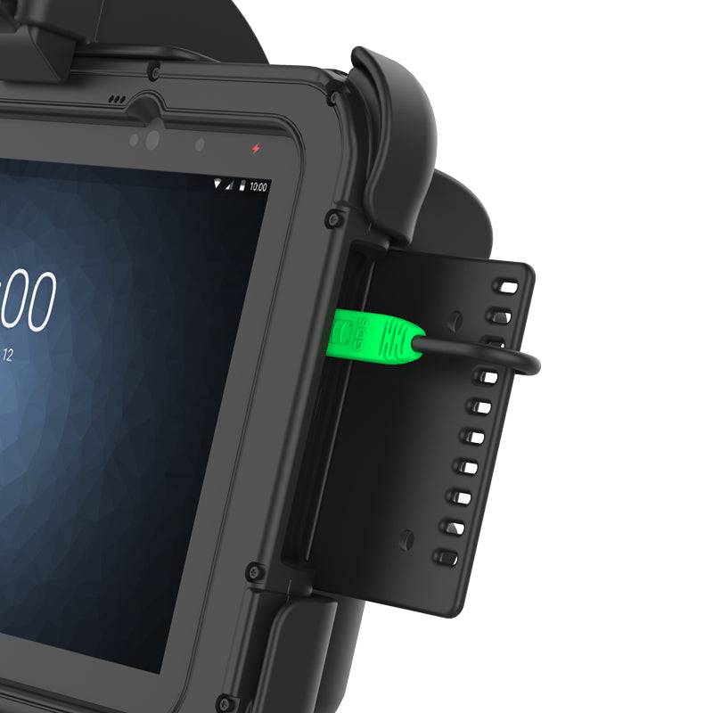 GDS® Key Locking Power + Dual USB Dock for Zebra ET5x 8.3" & 8.4" Series - RAM-HOL-ZE10PD2KLU - OC Mounts