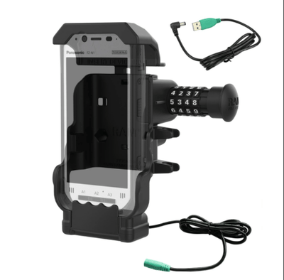 RAM® Powered Combo-Locking Dock for Panasonic Toughbook FZ-N1 & FZ-F1 - - OC Mounts
