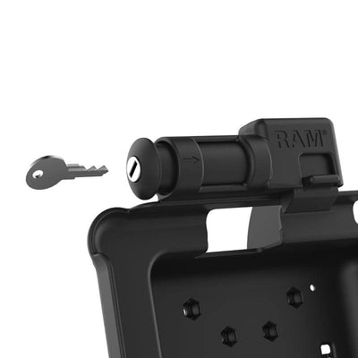GDS® Key Locking Powered Dock for Zebra ET5x 8.3" & 8.4" Series - RAM-HOL-ZE10PKLU - OC Mounts