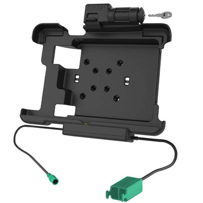 GDS® Key Locking Power + Dual USB Dock for Zebra XSLATE L10 - RAM-HOL-ZE15PD2KLU - OC Mounts