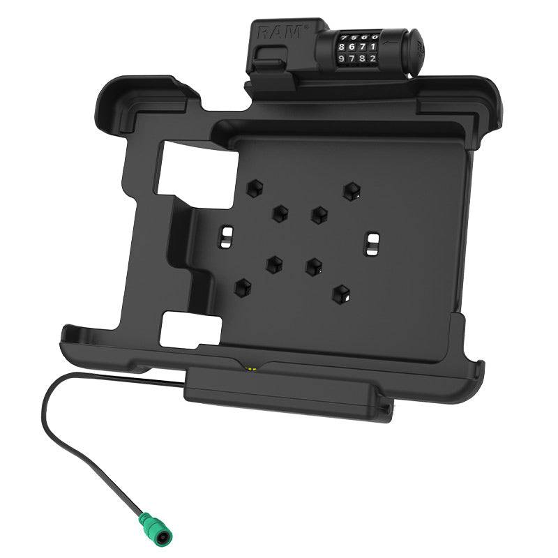 GDS® Combo Locking Powered Dock for Zebra XSLATE L10 - RAM-HOL-ZE15PCLU - OC Mounts
