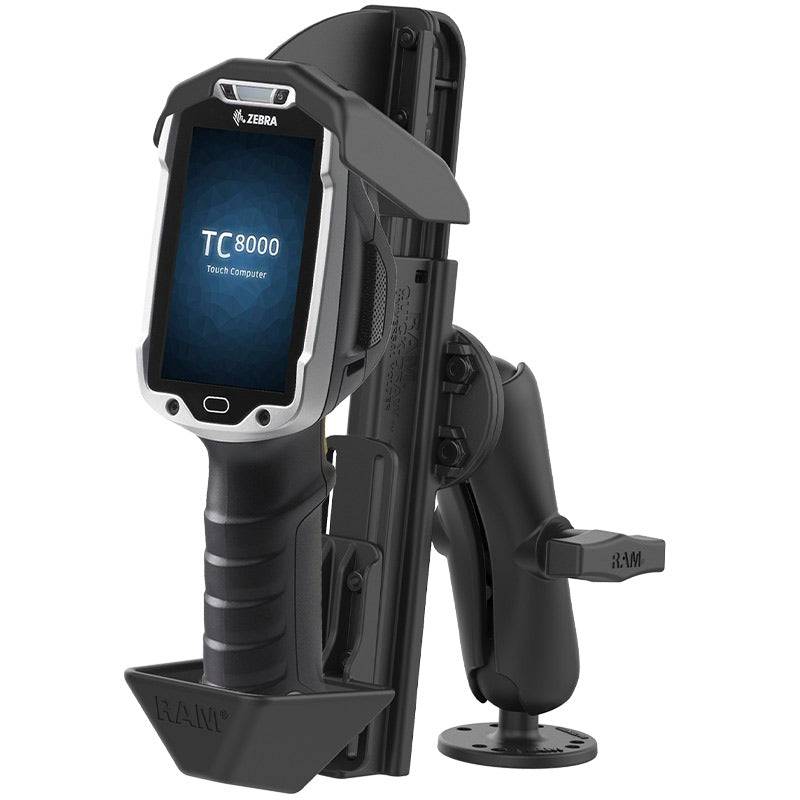 RAM® Quick-Draw™ Drill-Down Mount for Zebra TC800/8300 - RAM-101-ZE9U - OC Mounts