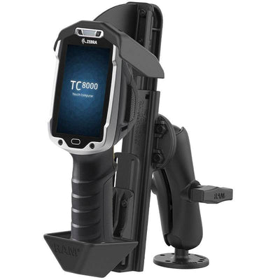 RAM® Quick-Draw™ Drill-Down Mount for Zebra TC800/8300 - RAM-101-ZE9U - OC Mounts