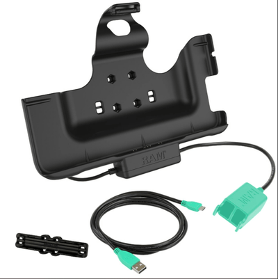 RAM® Power & Dual USB Data Dock for Samsung Galaxy Tab Active Pro - RAM-HOL-SAM52PD2U - OC Mounts
