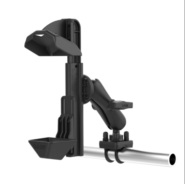 RAM® Quick-Draw™ Mount for Zebra TC8000/8300 with Double U-Bolt Base - RAM-101-235-1-ZE9U - OC Mounts