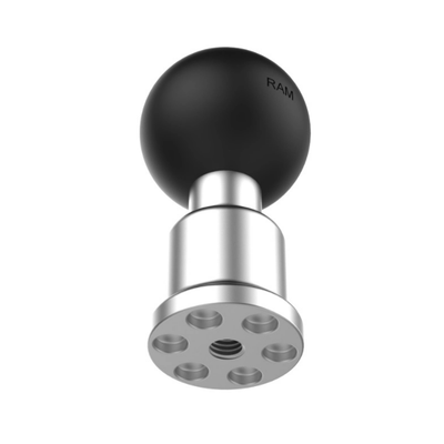 RAM® Aluminum Pin-Lock™ Ball Adapter with 1/4"-20 Female Thread - RAM-463U - OC Mounts