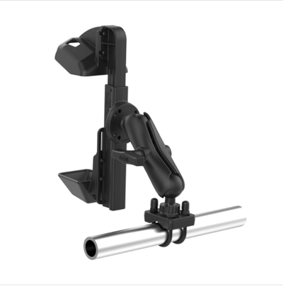 RAM® Quick-Draw™ Mount for Zebra TC8000/8300 with Double U-Bolt Base - RAM-101-235-1-ZE9U - OC Mounts