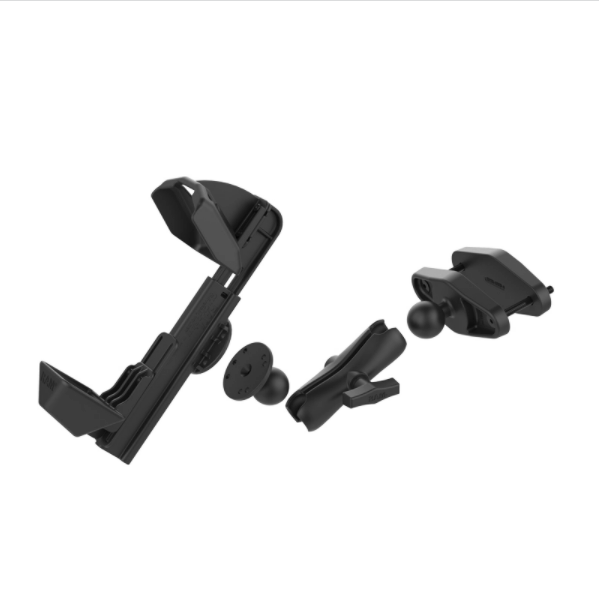 RAM® Quick-Draw™ Mount for Zebra TC8000/8300 with 4" Square Post Clamp - RAM-101-247-4-ZE9U - OC Mounts